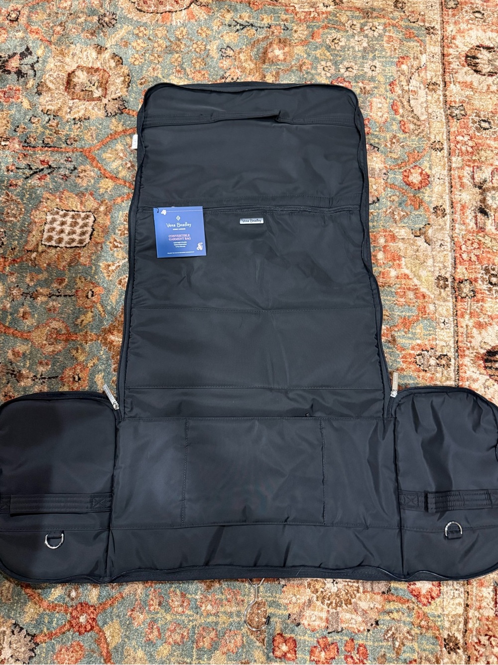 Vera Bradley Black Travel Garment Organizer